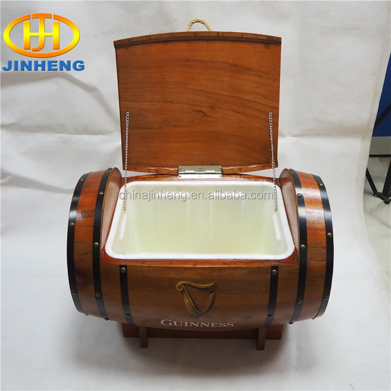 New 50l Retro Wooden Barrel Cooler Box Buy Retro Wooden Barrel,Outdoor Wood Cooler,Wooden