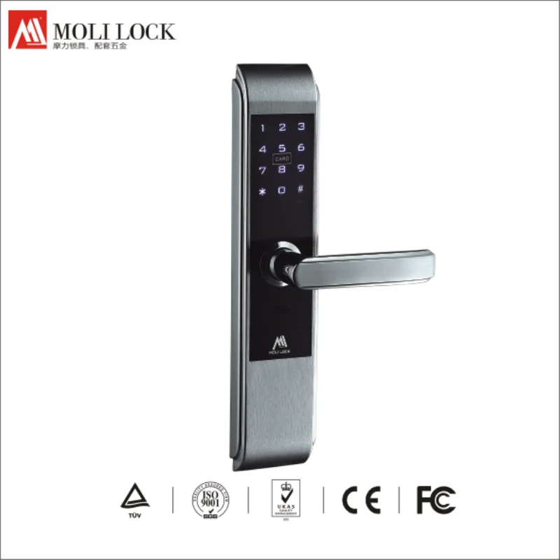 Biometric Sus304 Handle Exterior Door Lock High Quality Sus304