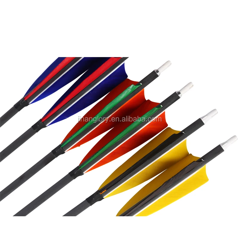 Traditional 32 Inch Carbon Arrows Archery Hunting Arrows With Screwin