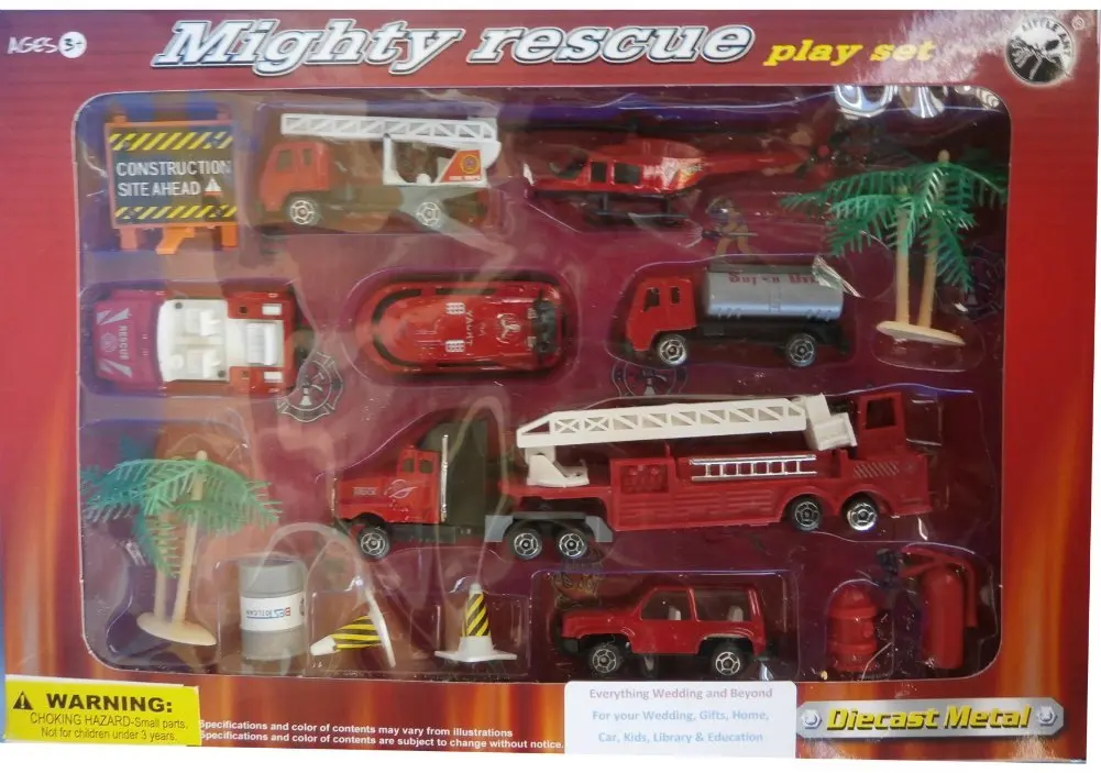 fire rescue playset