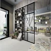 Factory price golden 1mm thickness mirror 304 stainless steel movable divider for room