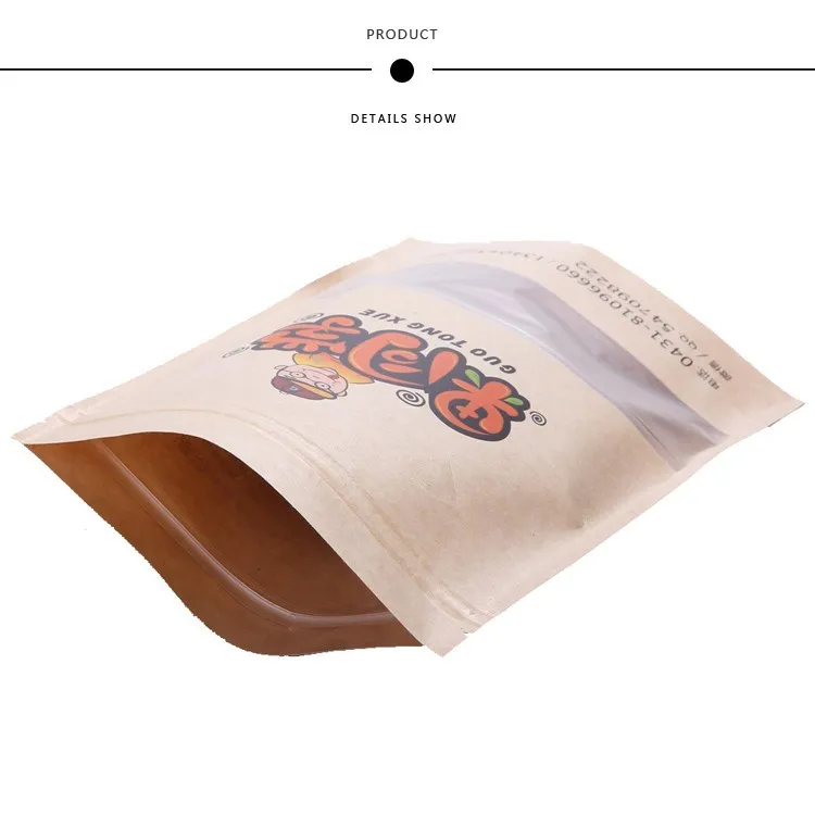 Kraft Paper Agricultural Seed Packaging Bags With Window Buy Seed