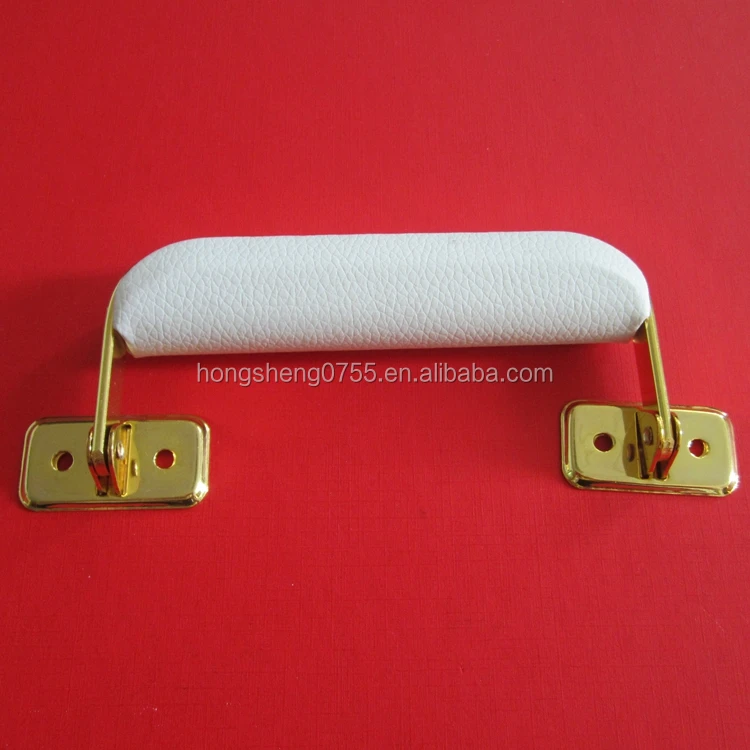 High Quality White Color Plastic Briefcase Pull Handle For Suitcase