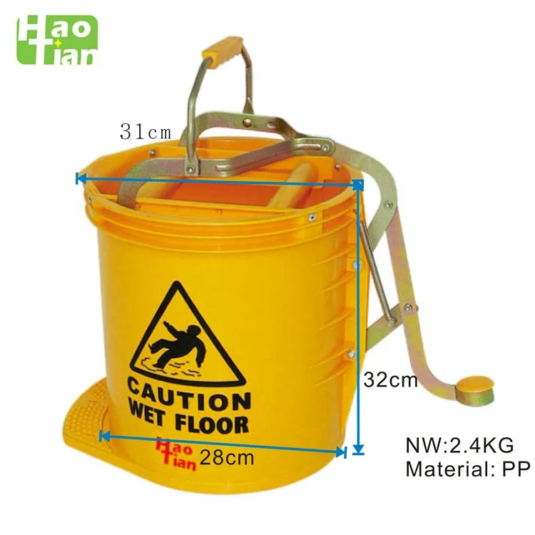 Wholesale Bucket Mop Wringer Trolley B036 15l Round Mop Wringer Bucket,Squeeze Mop Bucket Buy