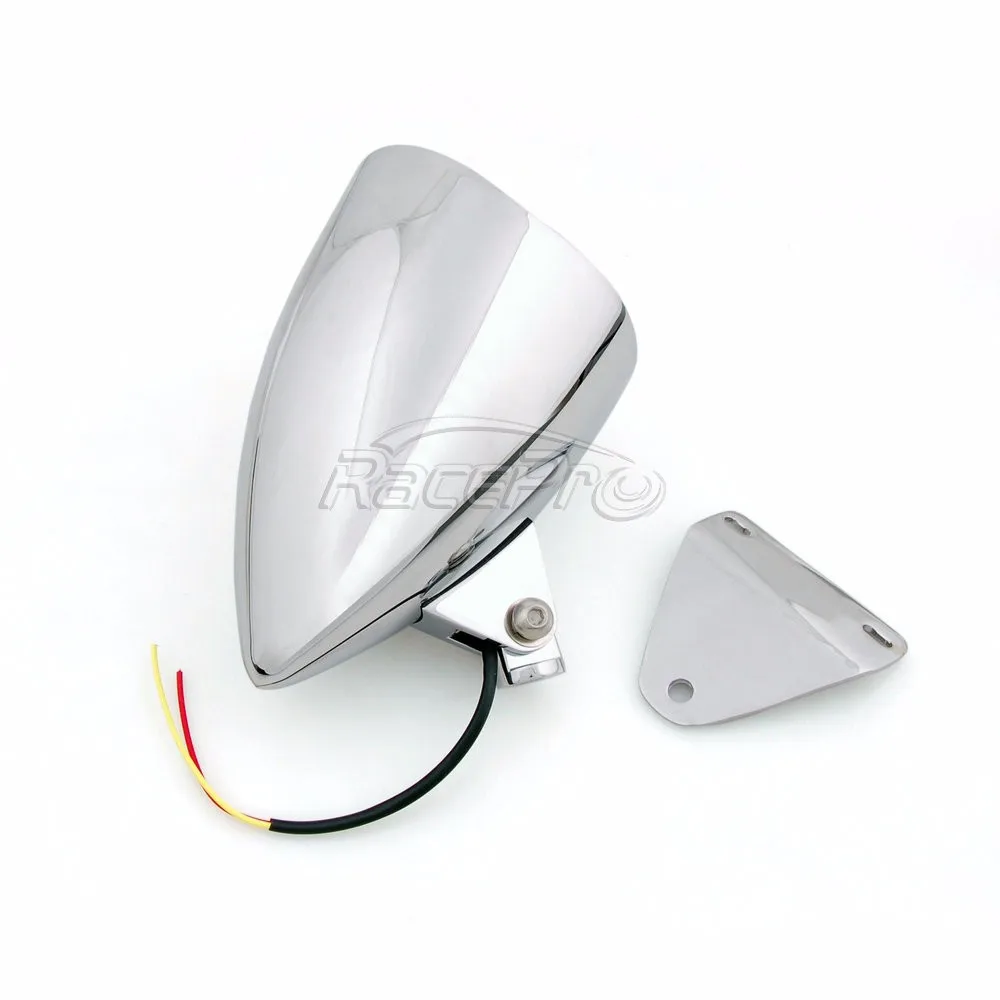 For Harleydavidson And Choppers Bullet Chrome Motorcycle Universal