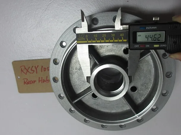 Hot motorbike parts rear RXSY 100 motorcycle wheel hub