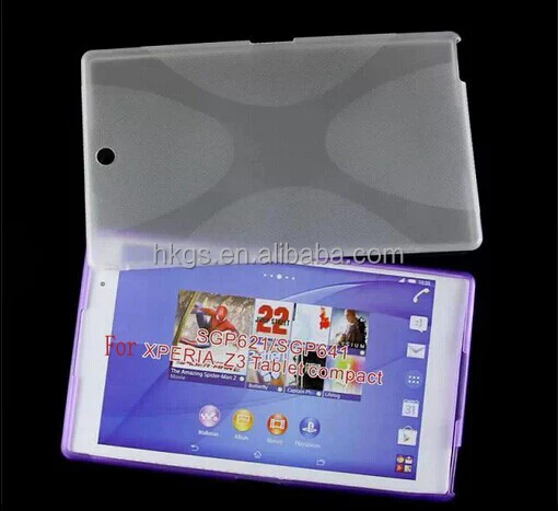 For Sony Xperia Z3 Tablet Compact Sgp621 Sgp641 Case X Line Tpu Tablet Cover - Buy For Z3 Tablet Compact Case,For Sony Tablet Tablet Cover Product on