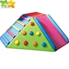 Climbing filled foam kids soft play area with pvc