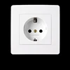 1 gang Germany europe wall socket (LYU1(L))