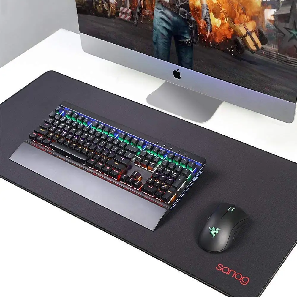 Large Black Gaming Mouse Pad