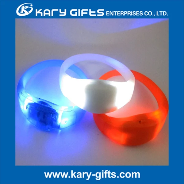 motion activated silicone led bracelets