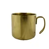 Stainless Steel 304 Mug Gold Plated Copper Coffee Cup Vacuum Insulation Cup