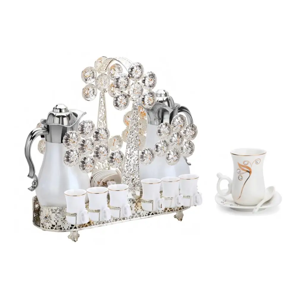 2018 New Design Arabic Style Vacuum Coffee Pot Cup Set/turkish Coffee