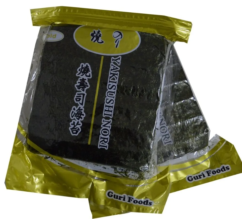 Halal Roasted Seaweed Yaki Sushi Nori Gold/alga Nori Buy Halal