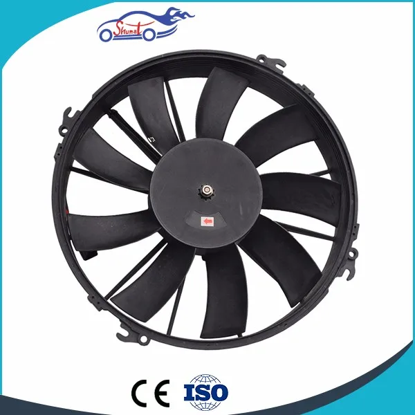 Cooling Fans 24V 9 Universal Car Curved Blade Air Conditioner Condenser Electric Cooling Fan 