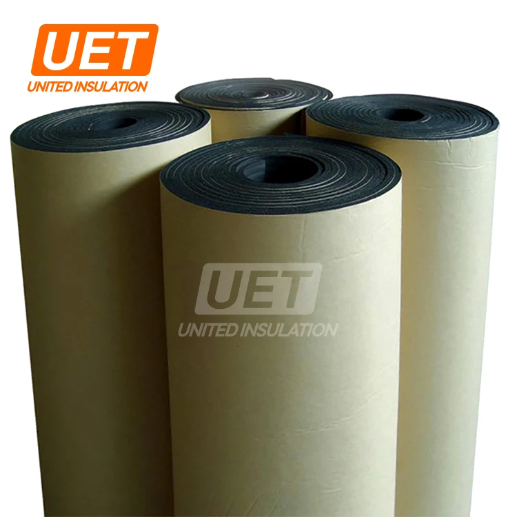 Air Conditioner Rubber Foam Nbr/pvc Flexible Insulation Hose Duct Air