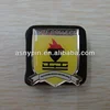 Ghana Elite College Design Full Printing Golden Back Metal Lapel Pin With Butterfly Clutch