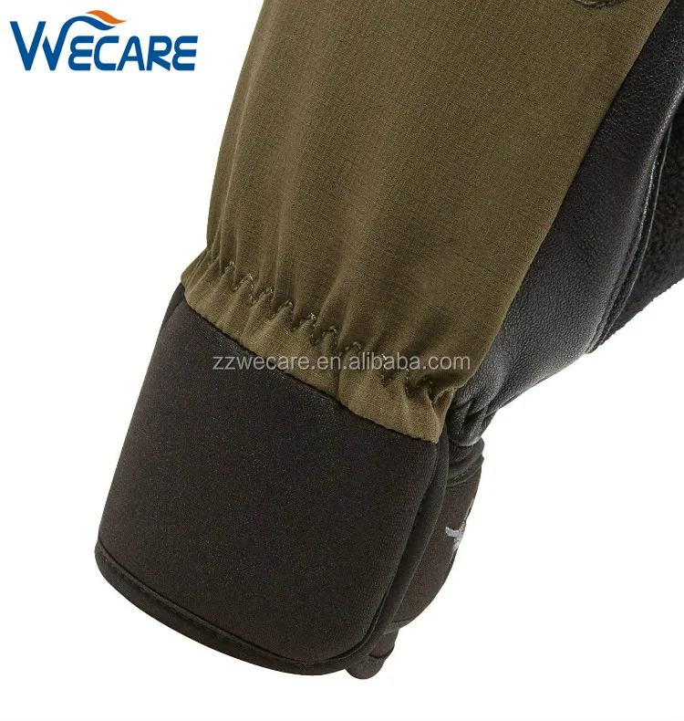 Fashion Work Man Driver Winter Hand Army Protection Motorcycle Leather Shooting Gloves