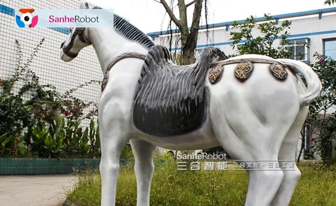 life size plastic horse statue