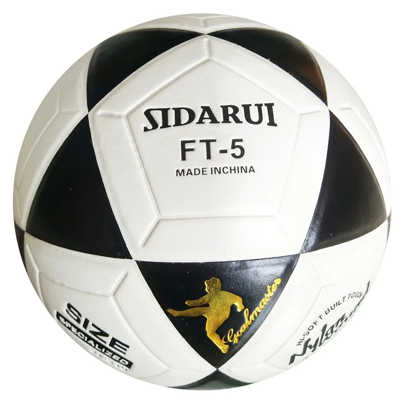 Official Size 5 Factory Soccer Ball Size 4 Leather Material Custom Thermal Bonded Soccer Ball