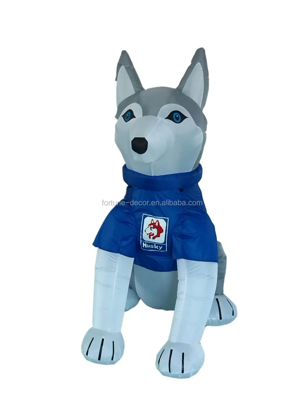 180cm/6ft Inflatable Wholesale Husky Dog For Christmas Decoration Buy Inflatable Husky Dog