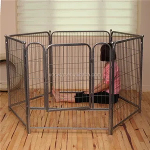 round dog cage