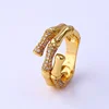 Xuping jewelry 24k gold color gold fashion colorful glass rings jewelry charm new design gift for girl women big promotion 11874