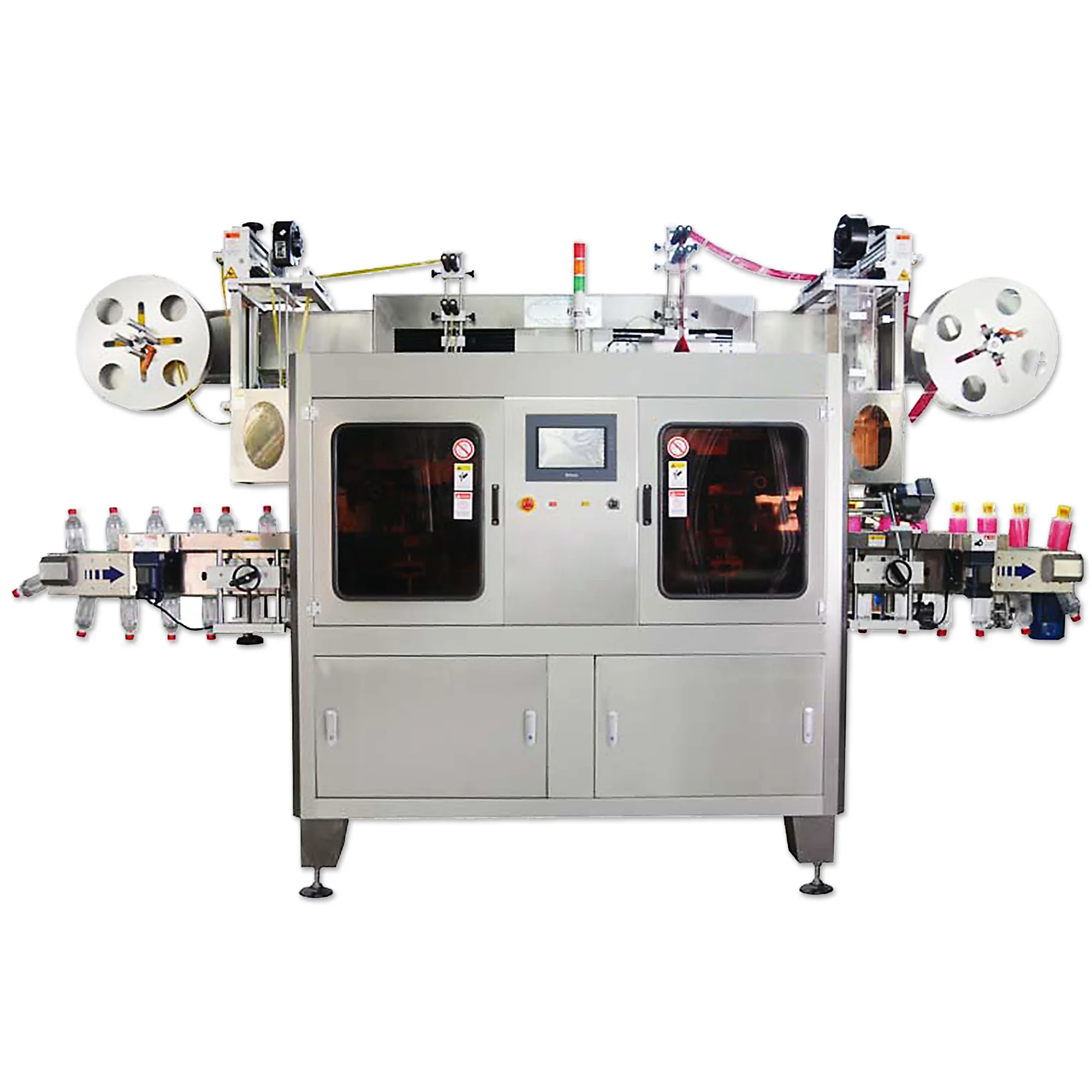 Best Selling Automatic Around Wrap Bottle Sticker Labeling Machine Oem