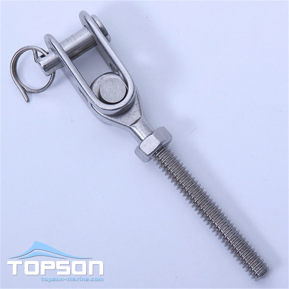 Hardware Stainless Steel Eye Style Toggle Thread Terminal Type Swage 