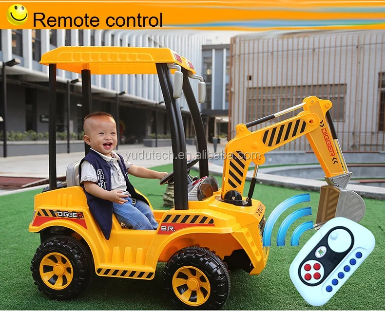 remote control ride on digger