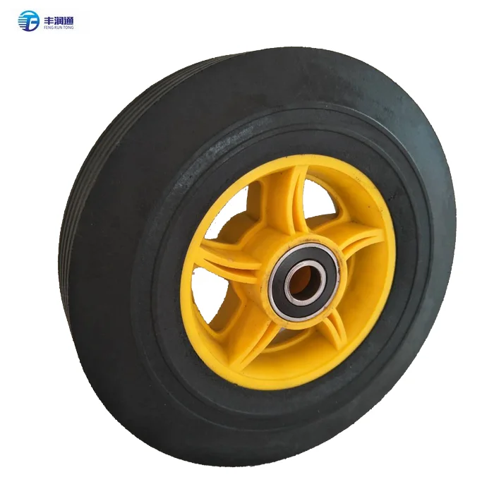 Wholesale 10 Inch Powder Wheel For Trash Can Solid Rubber Wheel Buy
