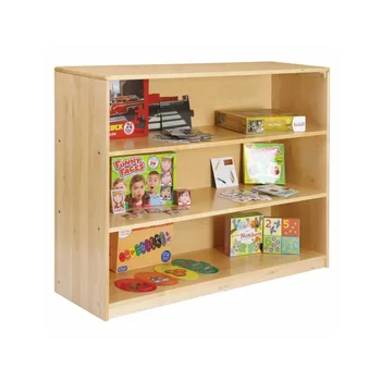 wooden toy shelves
