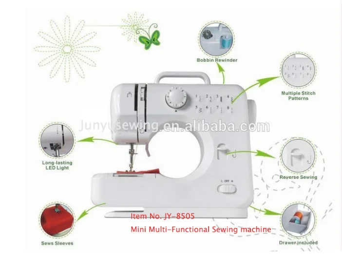 JY - 8505 Mini Multifunctional Domestic Sewing Machine  (6)