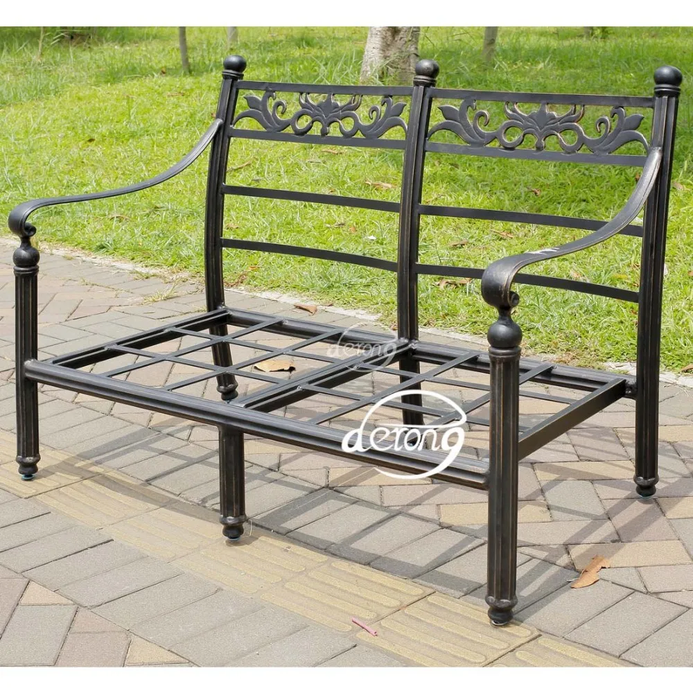 Garden Outdoor Cast Aluminum Sofa Set Patio Premium House Outdoor