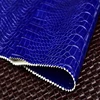 Recycled Free Sample Cuerina Artificial Crocodile Skin Textured Artificial Pvc Rexin Leather Rolls
