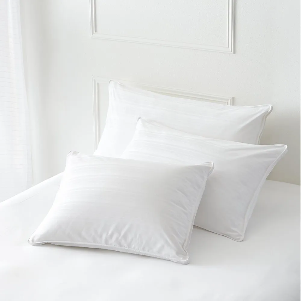 低过敏性白色鸭绒枕头