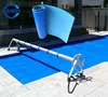 Plastic xpe foam insulated pool cover with frame hard above ground pool cover guided