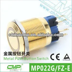工業用22mm抗- バンダルスイッチ防水、 spdtラッチプッシュボタンを備えたスイッチledが点灯して-押しボタンスイッチ問屋・仕入れ・卸・卸売り
