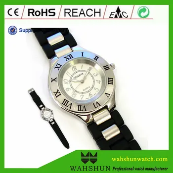 Famous Swiss Brand Geneva Quartz Chronograph Men Wrist 