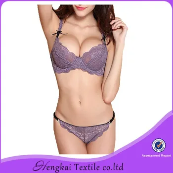 lavender bra and panty set