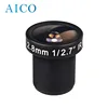 CCD / CMOS s mount F2.0 1/2.7 inch m12 2.8mm wide angle automotive lens