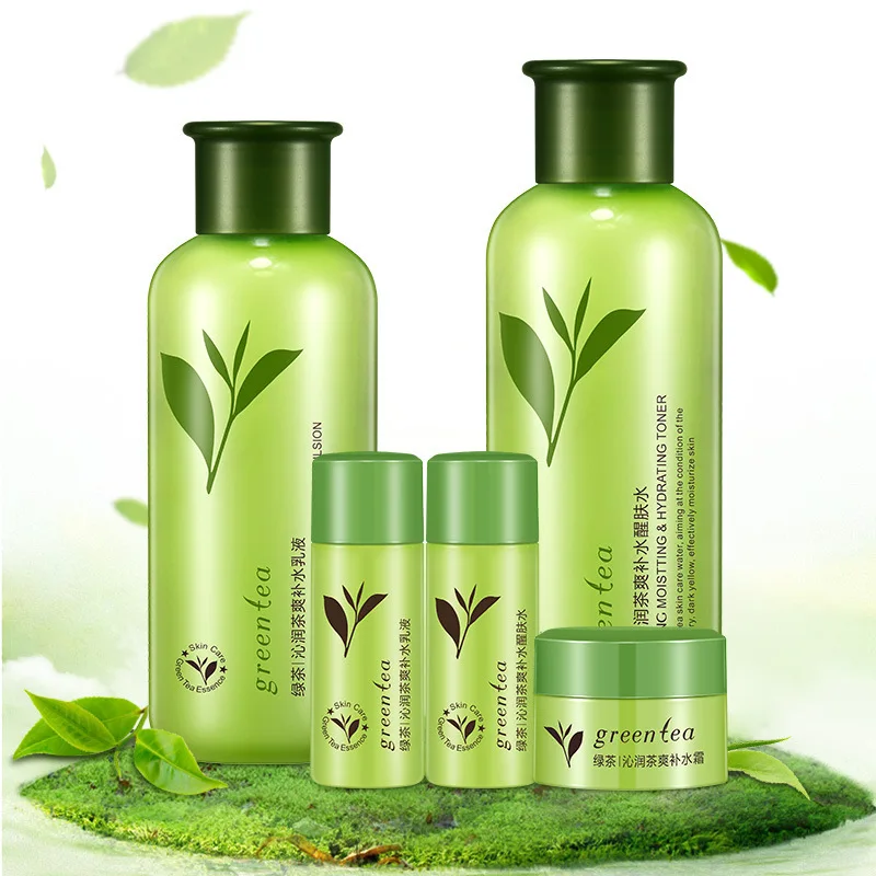 Customer Brand Herbal Extract Green Tea Skin Care Whitening Face Care