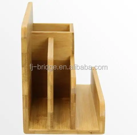 Bamboo Desk Organizer Small Desk Organiser Pen Holder Bamboo Pen