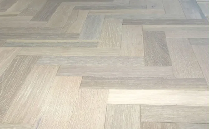 70mm Natural Oiled Unfinished Customerized Solid Chevron Parquet Wood Flooring European Oak