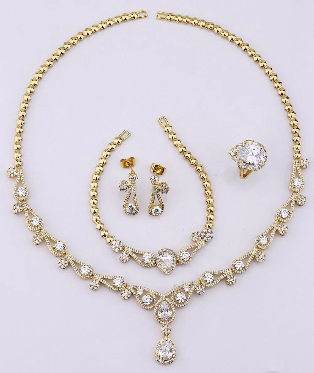 Italian Costume Costume Gold Jewelry Sets 18k African Gold Plating
