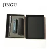 2018 gift box with power bank USB cable ball pen UV on cover box stationery set