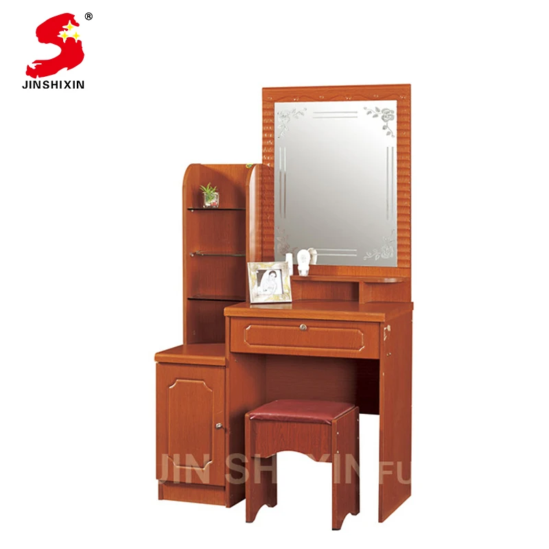 Factory Price Classic Style Mdf Wooden Dressing Table With Full