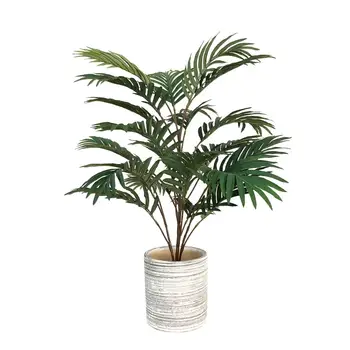 Artificial Areca Palm Potted Plant With Decorative Pot 70cm Tall