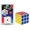 2019 New Products Wholesale Plastic Double Blister 3x3 5.6cm Magic Cube With Mini 3cm Gift Big And Small Suit Fidget Cube Toys