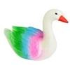 Hot Sale Custom printed Promotional PU White Color Lovely Bear Black Swan Rainbow the Swan Stress Ball